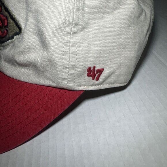 Kansas City Chiefs Cream/Red Hat, Button Close - Picture 4 of 7